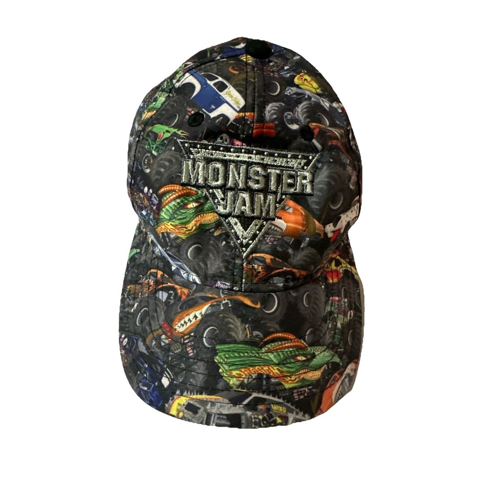 Monster Jam Prototype Ball Cap Hat‎ All over Print 2014 Feld Motor Sports, Inc